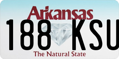 AR license plate 188KSU