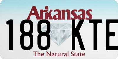 AR license plate 188KTE