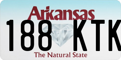 AR license plate 188KTK