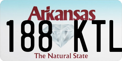 AR license plate 188KTL