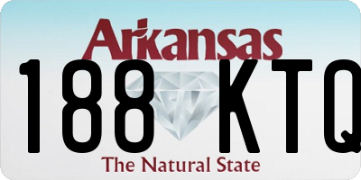 AR license plate 188KTQ