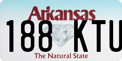 AR license plate 188KTU