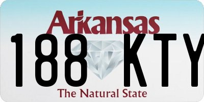 AR license plate 188KTY