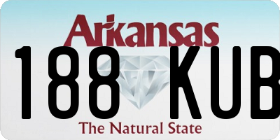 AR license plate 188KUB