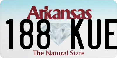 AR license plate 188KUE