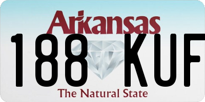 AR license plate 188KUF
