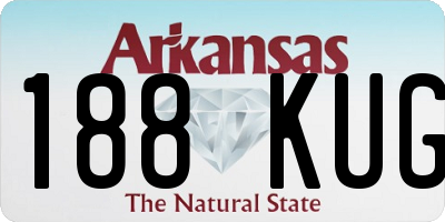 AR license plate 188KUG