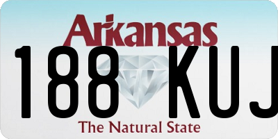 AR license plate 188KUJ