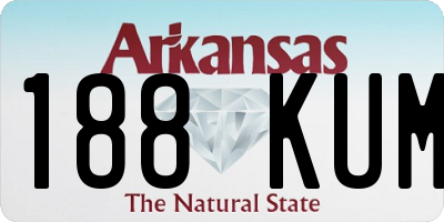AR license plate 188KUM