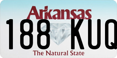 AR license plate 188KUQ