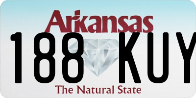 AR license plate 188KUY