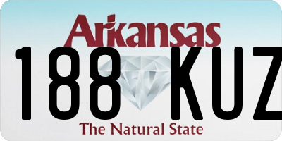 AR license plate 188KUZ