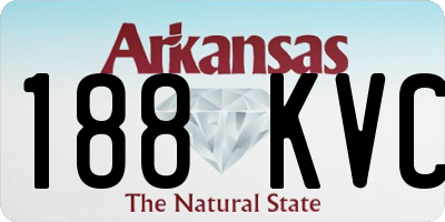 AR license plate 188KVC