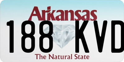 AR license plate 188KVD
