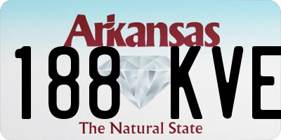 AR license plate 188KVE