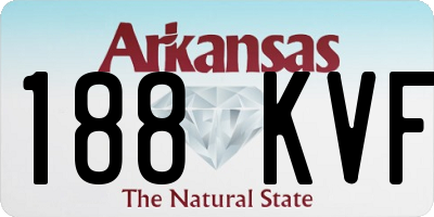 AR license plate 188KVF