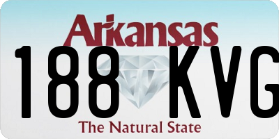 AR license plate 188KVG