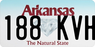 AR license plate 188KVH