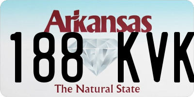 AR license plate 188KVK