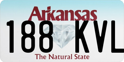 AR license plate 188KVL