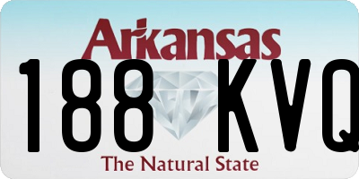AR license plate 188KVQ