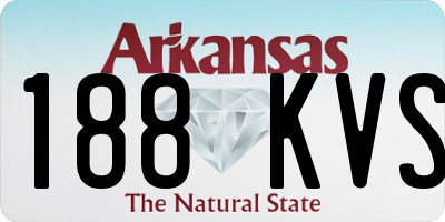 AR license plate 188KVS