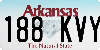 AR license plate 188KVY