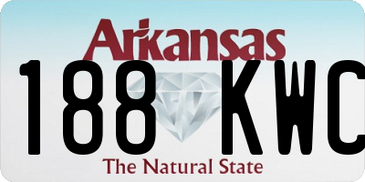 AR license plate 188KWC