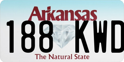 AR license plate 188KWD