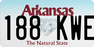 AR license plate 188KWE