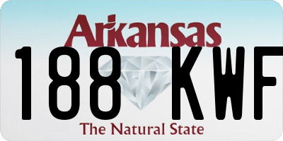 AR license plate 188KWF