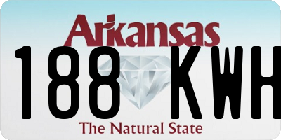 AR license plate 188KWH