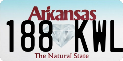AR license plate 188KWL