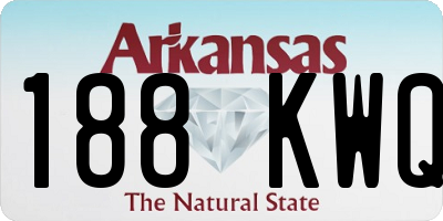 AR license plate 188KWQ