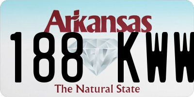 AR license plate 188KWW