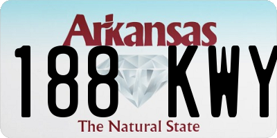 AR license plate 188KWY