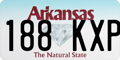AR license plate 188KXP
