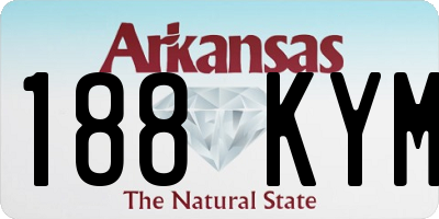 AR license plate 188KYM
