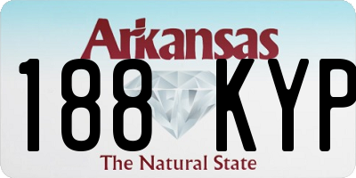 AR license plate 188KYP