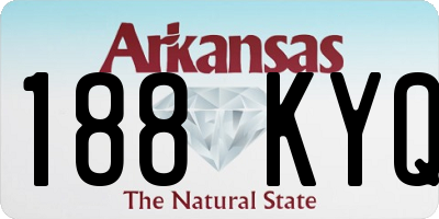 AR license plate 188KYQ