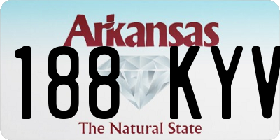 AR license plate 188KYV