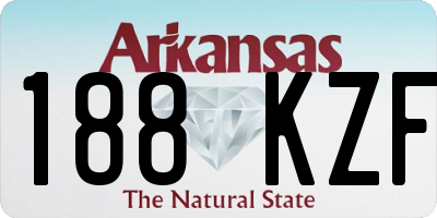 AR license plate 188KZF