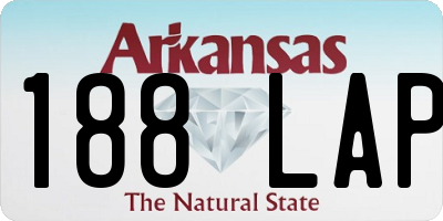 AR license plate 188LAP