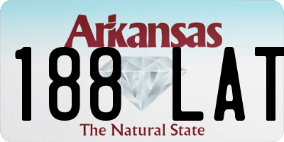 AR license plate 188LAT