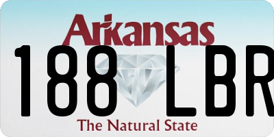 AR license plate 188LBR