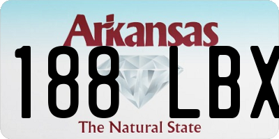 AR license plate 188LBX
