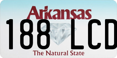 AR license plate 188LCD