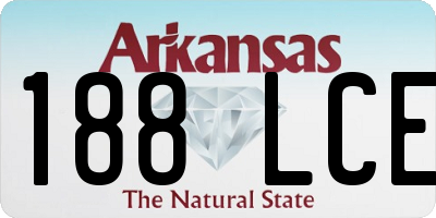 AR license plate 188LCE