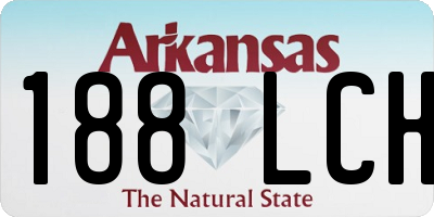 AR license plate 188LCH
