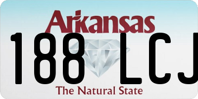 AR license plate 188LCJ